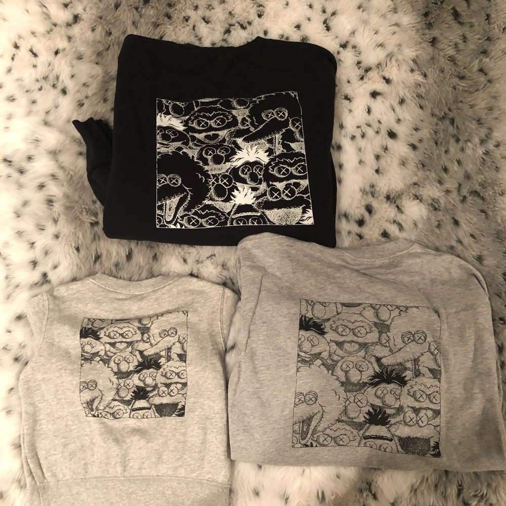 Uniqlo KAWS Mommy & Me Sweater Bundle - Picture 2 of 3